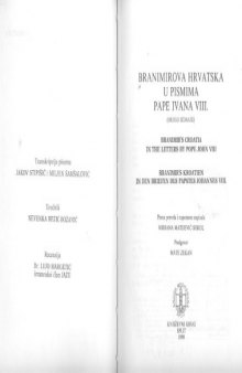Branimirova Hrvatska u pismima pape Ivana VIII