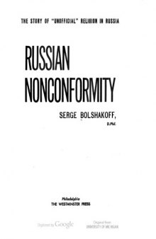 Russian Nonconformity