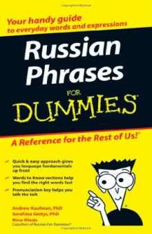 Russian Phrases For Dummies (For Dummies (Language & Literature))  