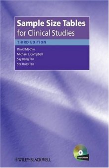 Sample Size Tables for Clinical Studies  