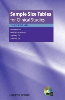 Sample Size Tables for Clinical Studies, Third Edition