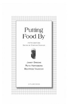 Putting Food By  