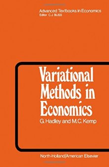 Variational Methods in Economics