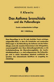 Das Asthma Bronchiale und die Pollenallergie