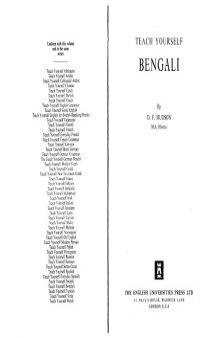 Teach Yourself Bengali