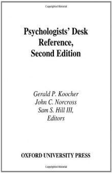 Psychologists' desk reference  