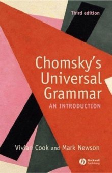 Chomsky's Universal Grammar: An Introduction, 3rd Edition