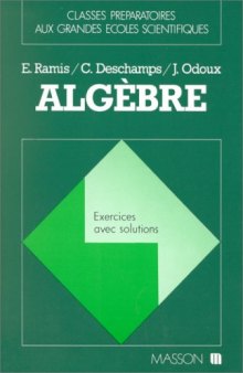 Algebre: Exercises avec solutions 