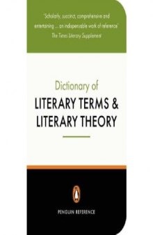 English Penguin Dictionary Of Literary Terms And Literary Theory