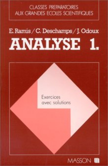 Analyse 1: exercises avec solutions 