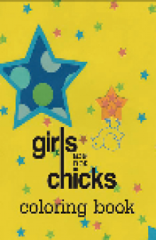 Girls Are Not Chicks. Coloring Book
