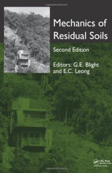 Mechanics of Residual Soils, Second Edition