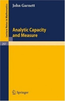 Analytic capacity and measure