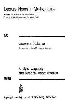 Analytic Capacity and Rational Approximation