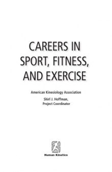 Careers in sport, fitness, and exercise