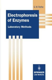 Electrophoresis of Enzymes: Laboratory Methods