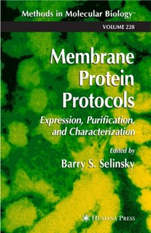Membrane protein - Expression, purification and characterization