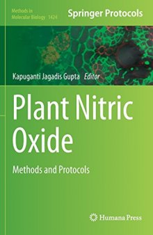 Plant Nitric Oxide: Methods and Protocols