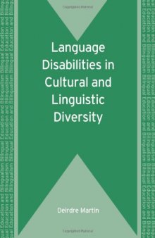 Language Disabilities in Cultural and Linguistic Diversity (Bilingual Education and Bilingualism)