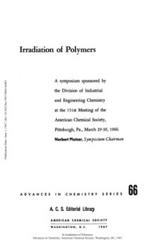 Irradiation of Polymers