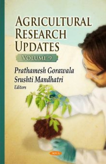 Agricultural Research Updates. Volume 9