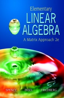Elementary Linear Algebra - A Matrix Approach (2nd Edition)