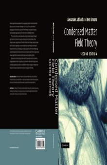 Condensed Matter Field Theory