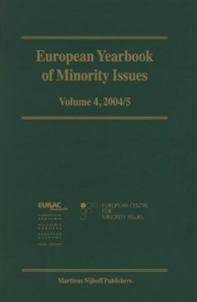 European Yearbook of Minority Issues: Volume 4, 2004 5