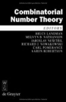 Combinatorial Number Theory: Proceedings of the Integers Conference 2007, Carrollton, Georgia, October 24-27, 2007