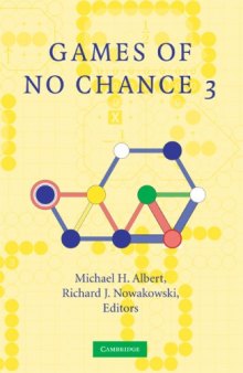 Games of No Chance 3 (Mathematical Sciences Research Institute Publications - Volume 56)