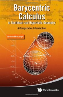Barycentric calculus in Euclidean and hyperbolic geometry