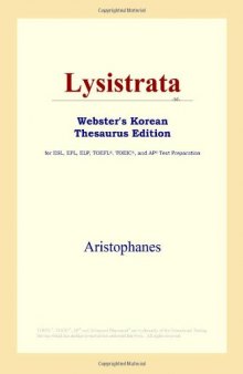 Lysistrata (Webster's Korean Thesaurus Edition)