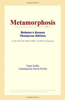 Metamorphosis (Webster's Korean Thesaurus Edition)