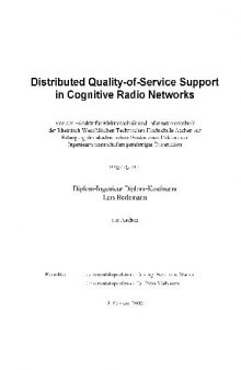 Distributed Quality-of-Service Support in Cognitive Radio Networks