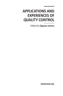 Applications and Experiences of Quality Control  
