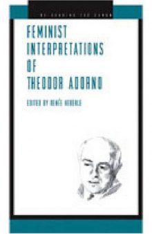 Feminist Interpretations of Theodor Adorno (Re-Reading the Canon)