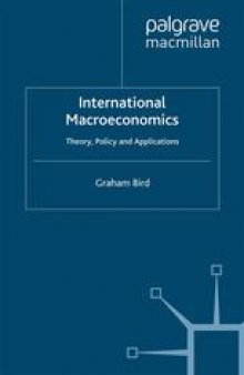 International Macroeconomics: Theory, Policy, and Applications