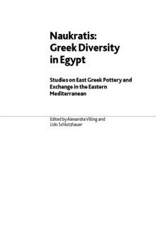 Naukratis: Greek Diversity in Egypt