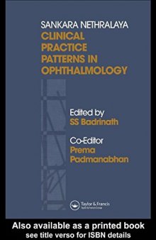 Sankara Nethralaya clinical practice patterns in ophthalmology