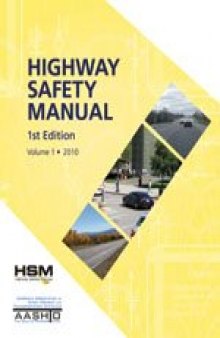 Highway Safety Manual Three-volume Set 2010