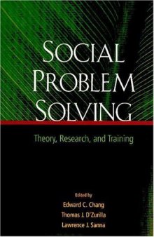 Social Problem Solving: Theory, Research, and Training