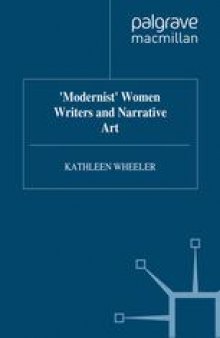‘Modernist’ Women Writers and Narrative Art