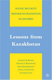 Social Security Reform in Transition Economies: Lessons from Kazakhstan