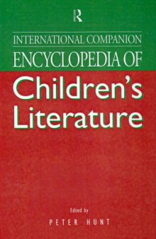 International Companion Encyclopedia Of Children's Literature