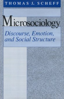 Microsociology: Discourse, Emotion, and Social Structure