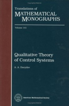 Qualitative Theory of Control Systems