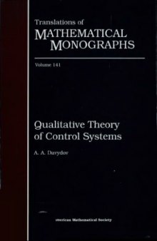Qualitative theory of control systems
