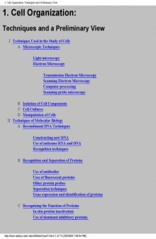 Cell physiology: molecular dynamics  