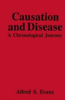 Causation and Disease: A Chronological Journey