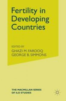Fertility in Developing Countries: An Economic Perspective on Research and Policy Issues